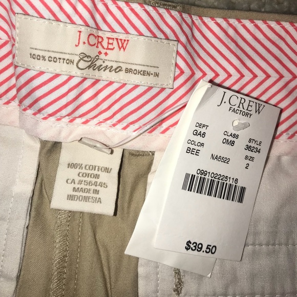 J. Crew chino short 3” inseam - Picture 3 of 3